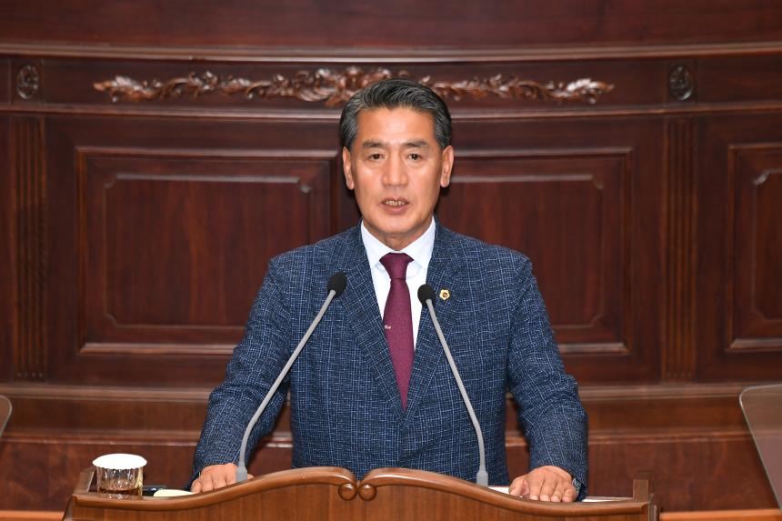 이영수 도의원 5분발언, 금융사업 집중 ‘농협’ 본질 강조