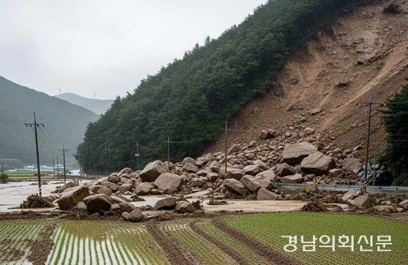 경남, 집중호우 피해 속출…사망·실종 등 인명피해 잇따라